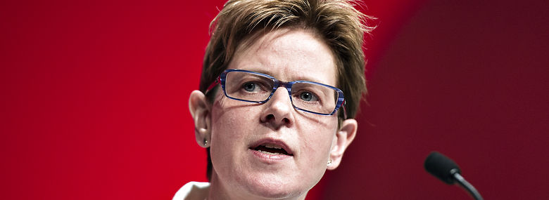 Ulla Astmann (S), regionsformand i Nordjylland, frygter for yderområdernes gymnasier efter undervisningsministerens afvisning af kapacitetsloft på flere nordjyske gymnasier.<br />Foto: Henning Bagger, Ritzau Scanpix
