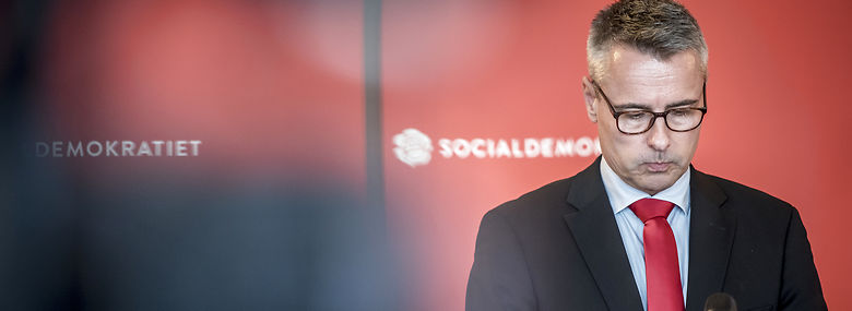 Henrik Sass Larssen begrunder sygemeldingen med den hårde medfart, som han mener at have fået fra den danske presse.<br />Foto: Mads Claus Rasmussen, Ritzau Scanpix