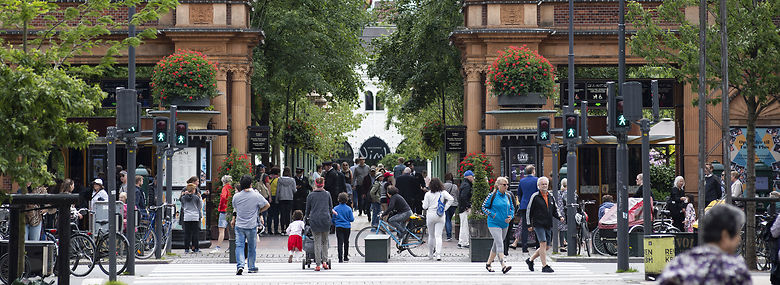 Indgangen til Tivoli skal forvandles til en bypark, hvor forlystelsesparkens fremtidsplaner realiseres.<br />Foto: Christian Lindgren, Ritzau Scanpix