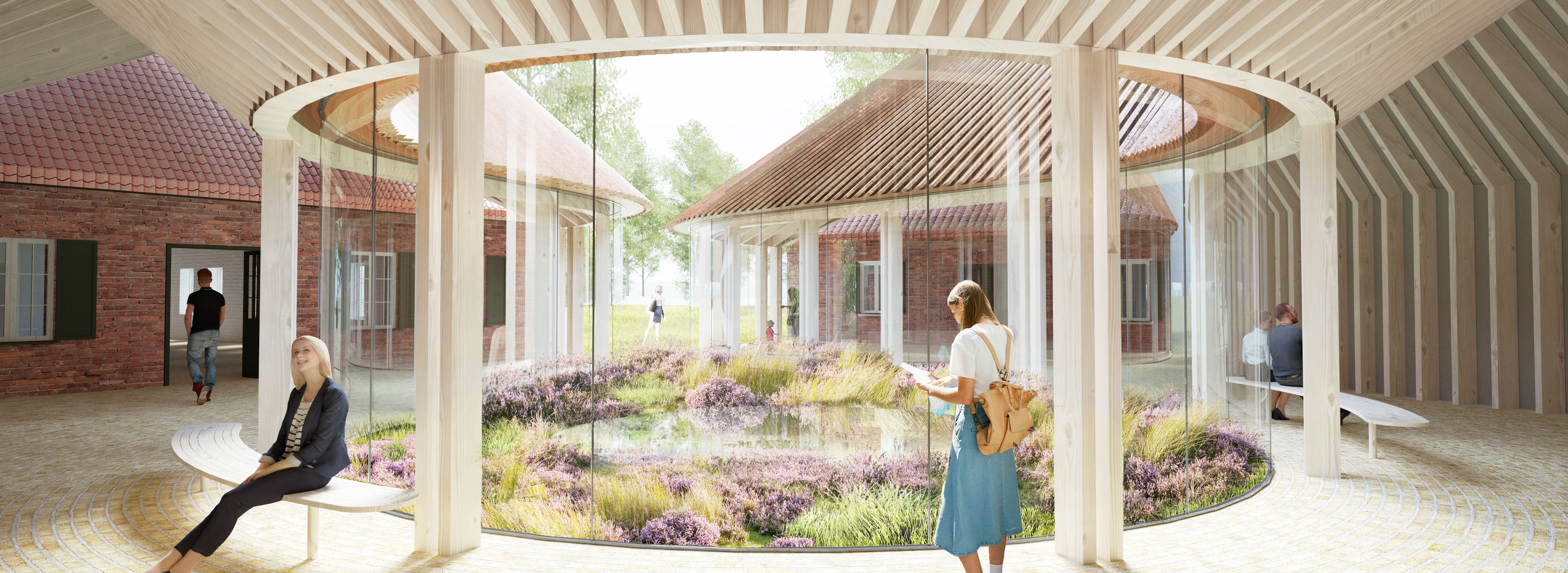 <br />Foto: Rendering af museet Flugt, BIG