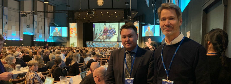 Formand og næstformand for Folketingets børne- og undervisningsudvalg, Anders Kronborg (S) til venstre og Stén Knuth (V).