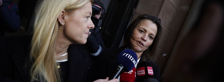 Anklagerne Kia Reumert (tv.) og Lisbeth Jørgensen (th.)<br />Foto: Liselotte Sabroe, Ritzau Scanpix