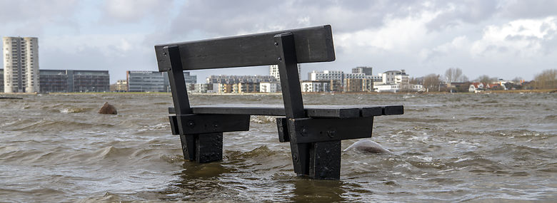 Aalborg Lystbådehavn med Nørresundby i baggrunden.<br />Foto: Finn Byrum, Ritzau Scanpix