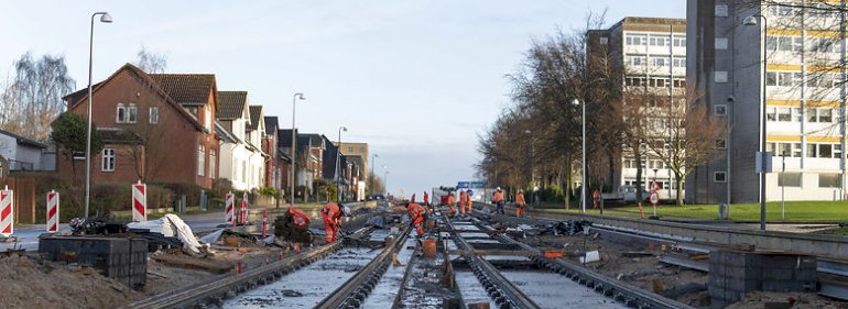 Letbane-byggeriet står stille flere steder i Odense.<br />Foto: Christian Nordholt, Jysk Fynske Medier/Ritzau Scanpix