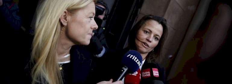 Anklagerne Kia Reumert (tv.) og Lisbeth Jørgensen (th.)<br />Foto: Liselotte Sabroe, Ritzau Scanpix