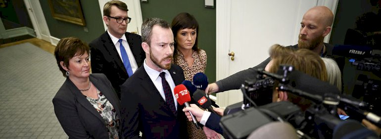 Vreden var stor hos Venstre, da en hemmelig mail med angrebsplaner mod det største oppositionsparti ved en fejl endte hos Jyllands-Posten. Det udløste et forsoningsmøde mellem S og V.<br />Foto: Philip Davali, Ritzau Scanpix