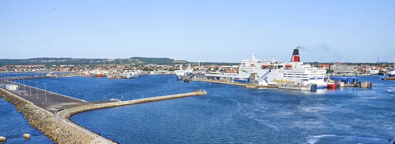Stena Line-færgen i Frederikshavn Havn.<br />Foto: Jens Kirkeby, Ritzau Scanpix