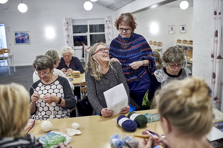 Aftenskolekursus i tunesisk hækling.
