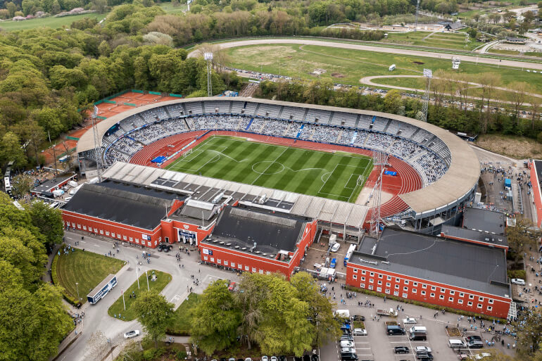 Det nuværende Aarhus Stadion, Ceres Park, står overfor en snarlig udskiftning.  - Lasse Lagoni, Ritzau Scanpix